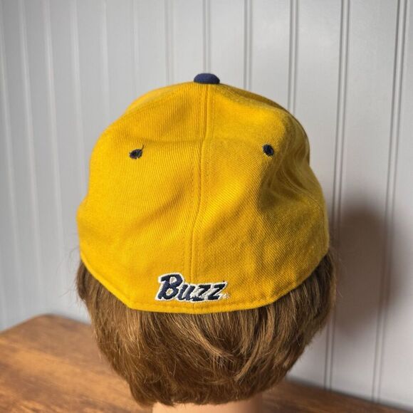 Vintage 90s Zephyr Zfit Georgia Tech Yellow Jackets Buzz Hat Cap Size 7 - Picture 4 of 9